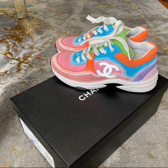 Multi color Chanel sneakers - Picture 2 of 2